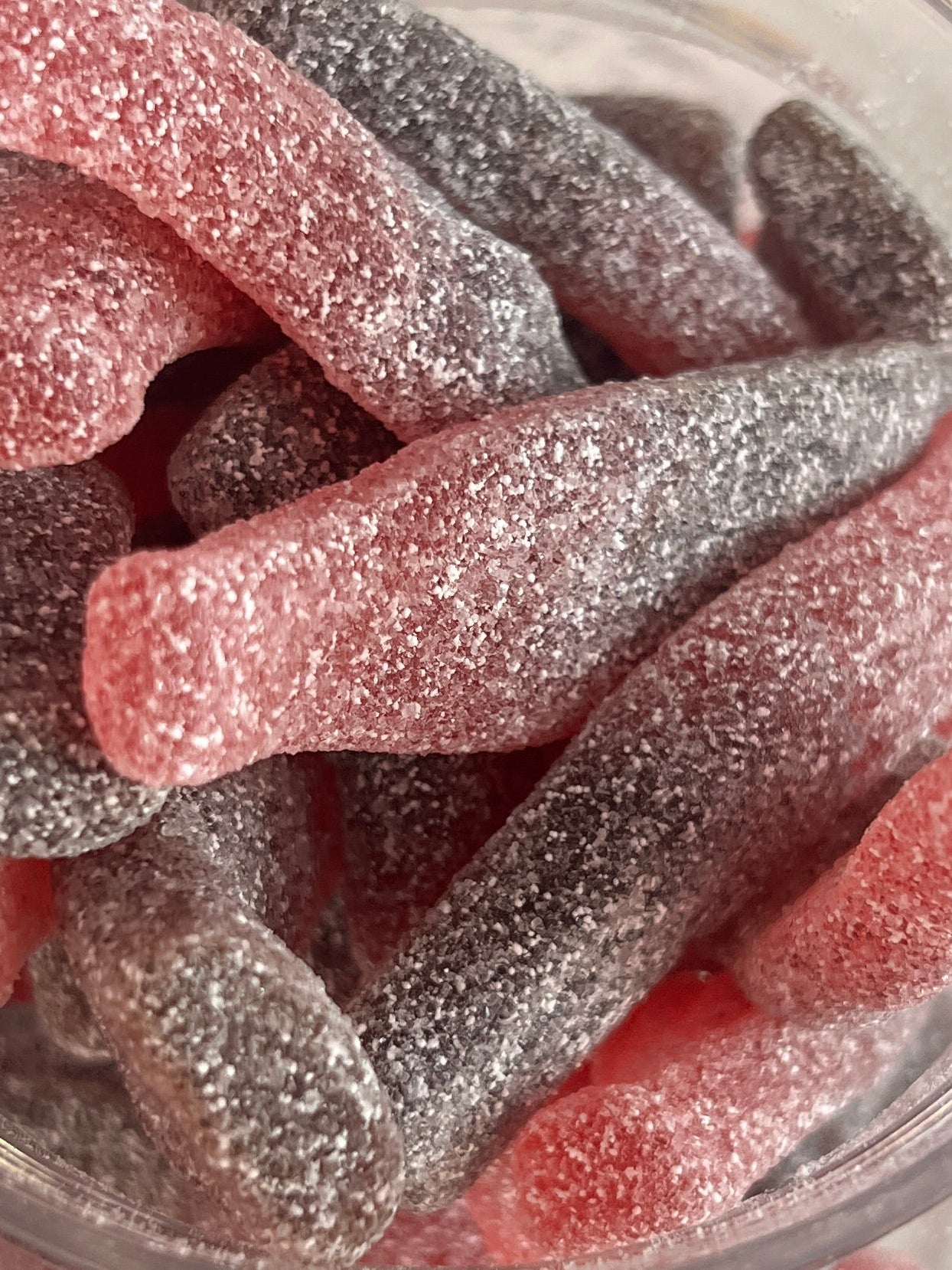 Jumbo Fizzy Cherry Cola Bottles